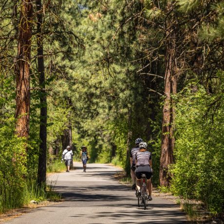 biking in Spokane